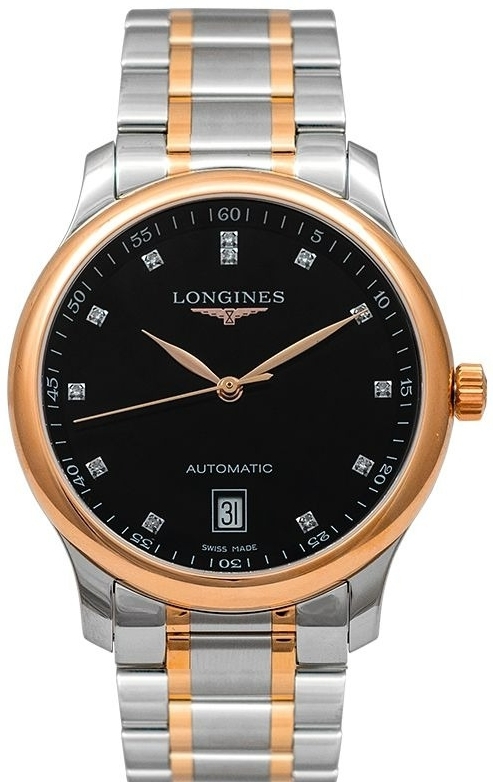 Longines Miesten kello L2.628.5.59.7 Master Musta/Punakultasävyinen