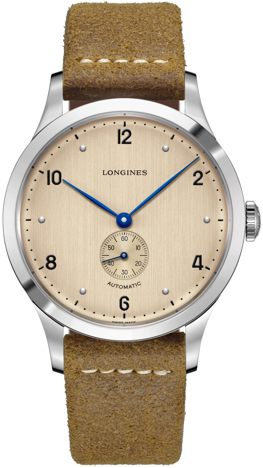 Longines Heritage 1945 Miesten kello L2.813.4.66.2 Beige/Nahka Ø40 mm