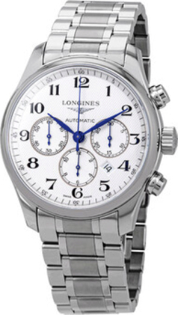 Longines Miesten kello L2.859.4.78.6 Master Hopea/Teräs Ø44 mm