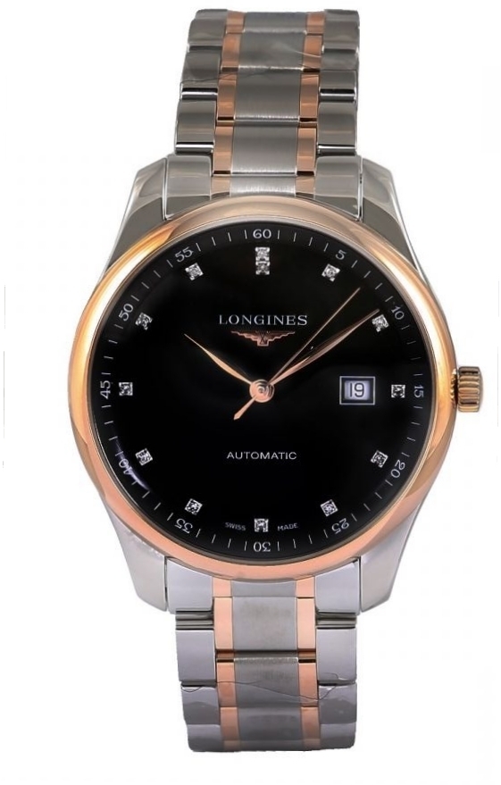 Longines Miesten kello L2.893.5.57.7 Master Musta/Punakultasävyinen