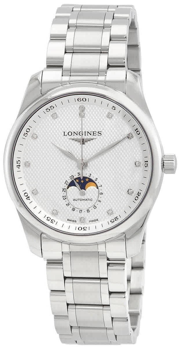 Longines Miesten kello L2.909.4.77.6 Master Hopea/Teräs Ø40 mm