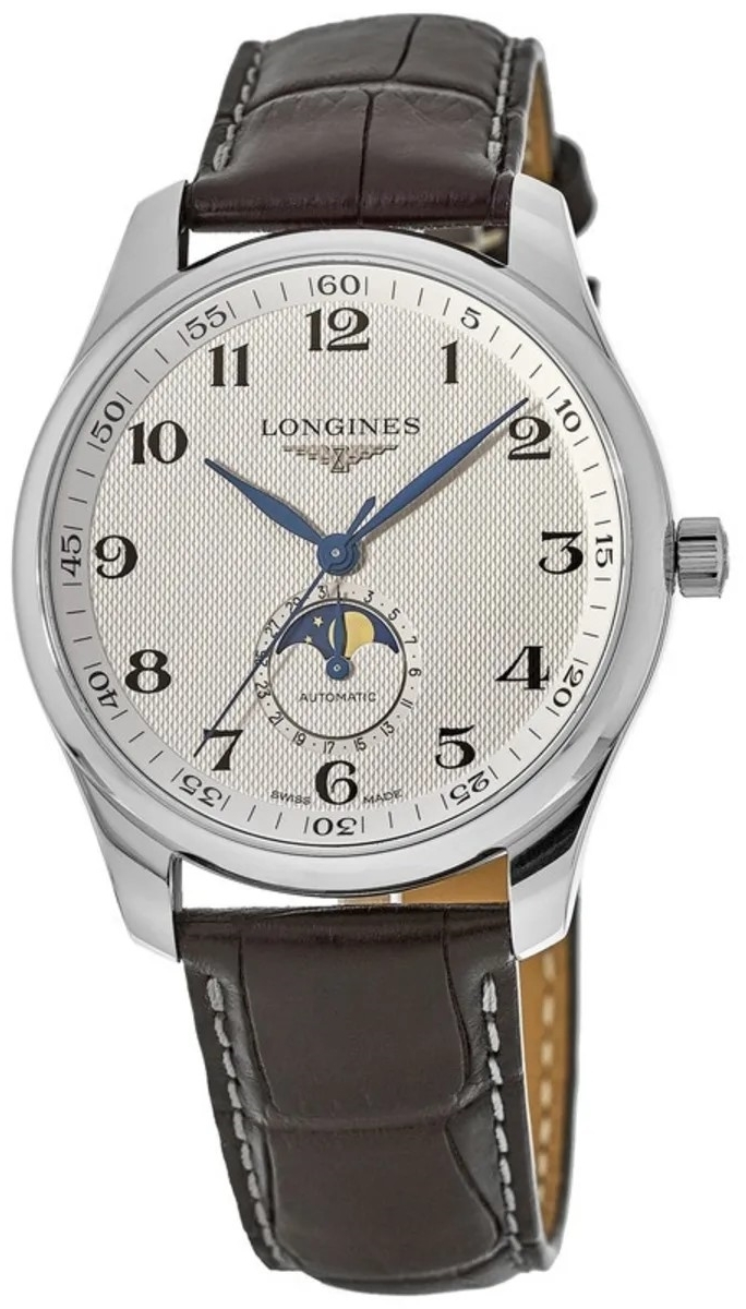 Longines Miesten kello L2.919.4.78.3 Master Hopea/Nahka Ø42 mm