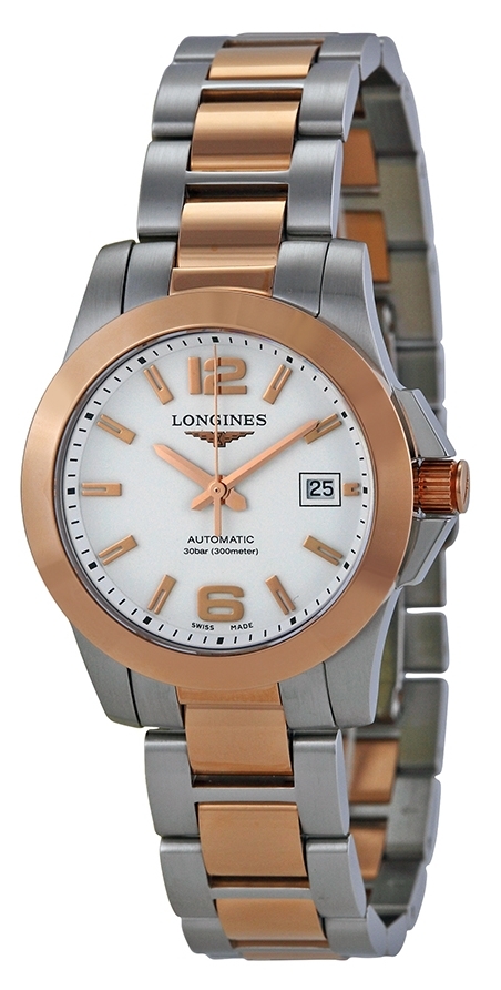 Longines Naisten kello L3.276.5.16.7 Conquest Ladies Valkoinen/18K