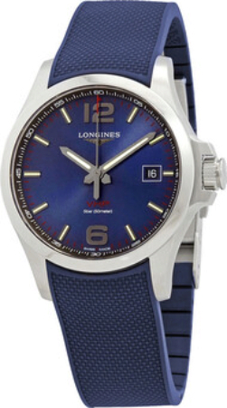 Longines Miesten kello L3.726.4.96.9 Conquest V.H.P Sininen/Kumi Ø43