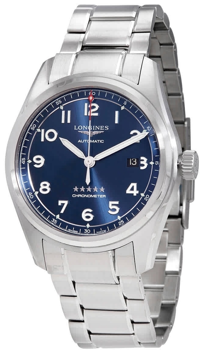 Longines Miesten kello L3.811.4.93.9 Spirit Prestige Sininen/Teräs