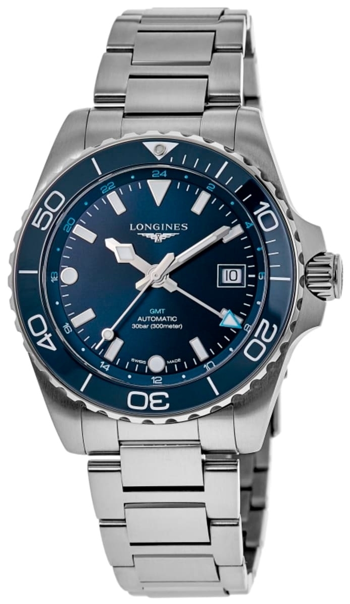 Longines Miesten kello L3.890.4.96.6 Hydroconquest Sininen/Teräs