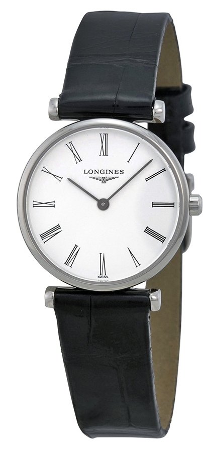 Longines Naisten kello L4.209.4.11.2 Grande Classique Valkoinen/Nahka