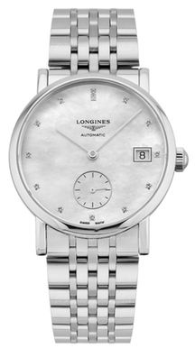 Longines Naisten kello L4.312.4.87.6 Elegant Valkoinen/Teräs Ø34.5