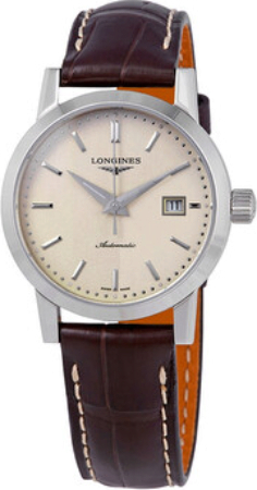 Longines Naisten kello L4.325.4.92.2 Heritage 1832 Beige/Nahka Ø30 mm