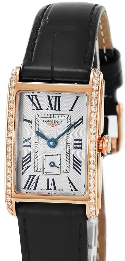 Longines Naisten kello L5.255.9.71.0 Dolcevita Hopea/Nahka