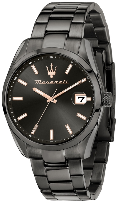 Maserati Miesten kello R8853151015 Attrazione Musta/Teräs Ø43 mm