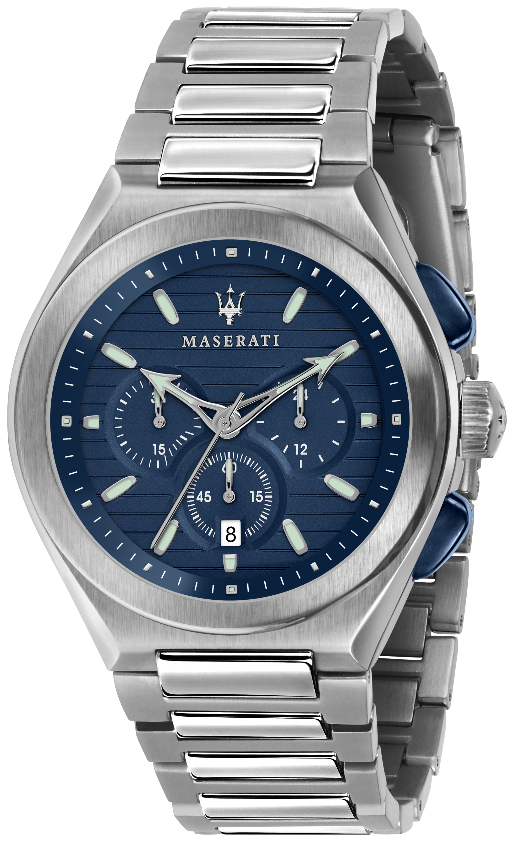 Maserati Triconic Miesten kello R8873639001 Sininen/Teräs Ø43 mm