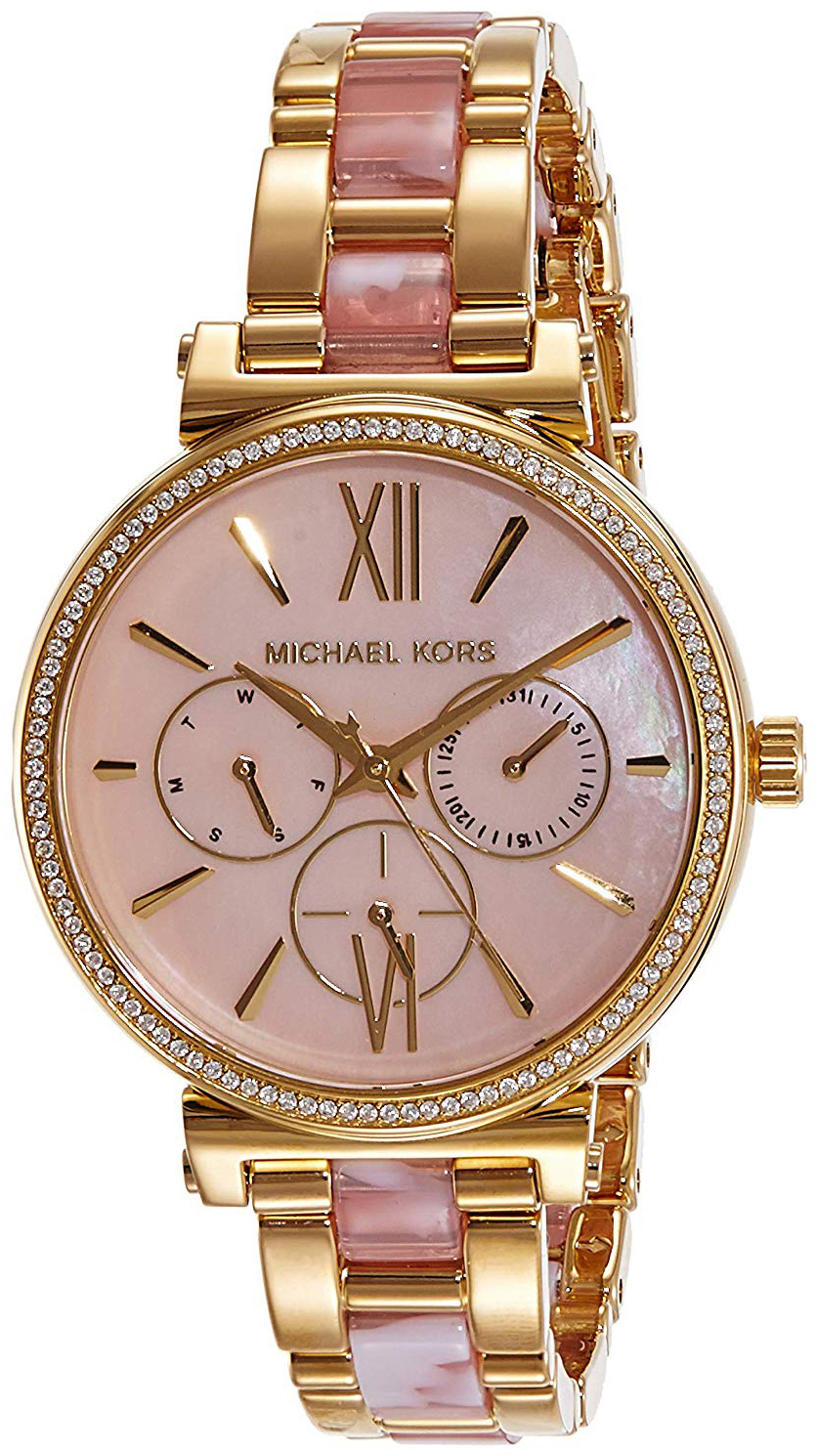 Michael Kors Sofie Naisten kello MK4344 Pinkki/Muovi Ø36 mm