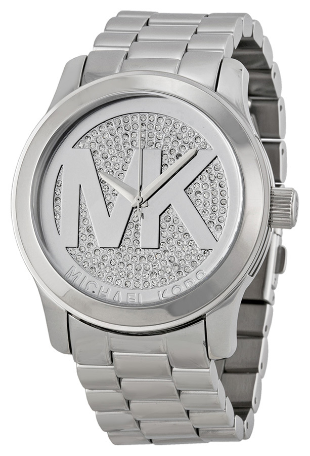 Michael Kors Naisten kello MK5544 Runway Hopea/Teräs Ø45 mm