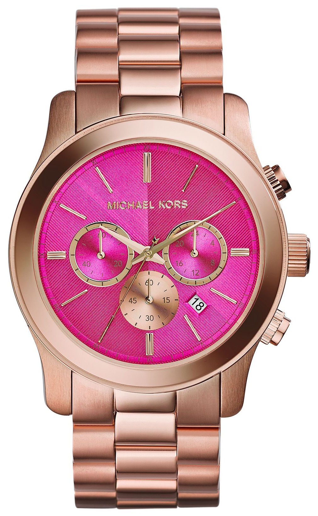 Michael Kors Runway Naisten kello MK5931 Pinkki/Punakultasävyinen