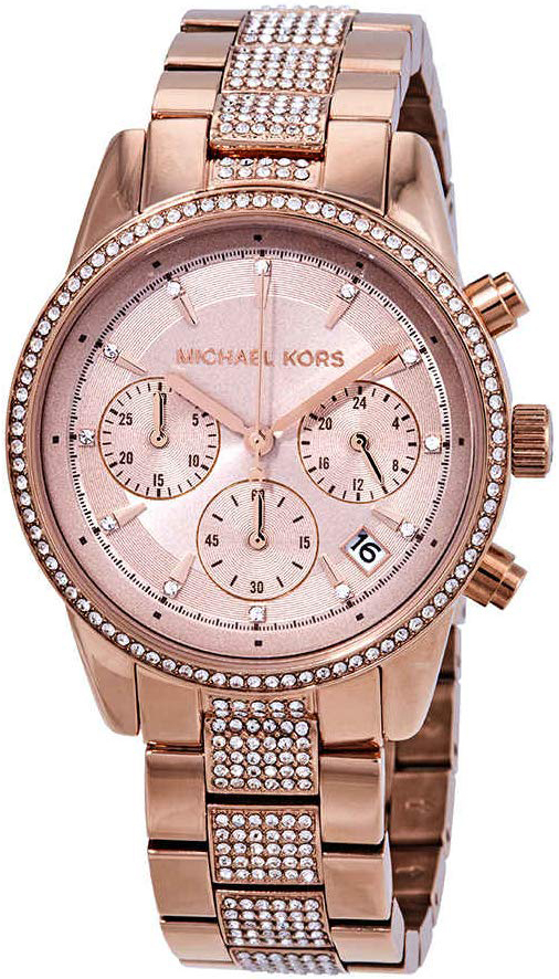 Michael Kors Naisten kello MK6485 Ritz Punakultaa/Punakultasävyinen