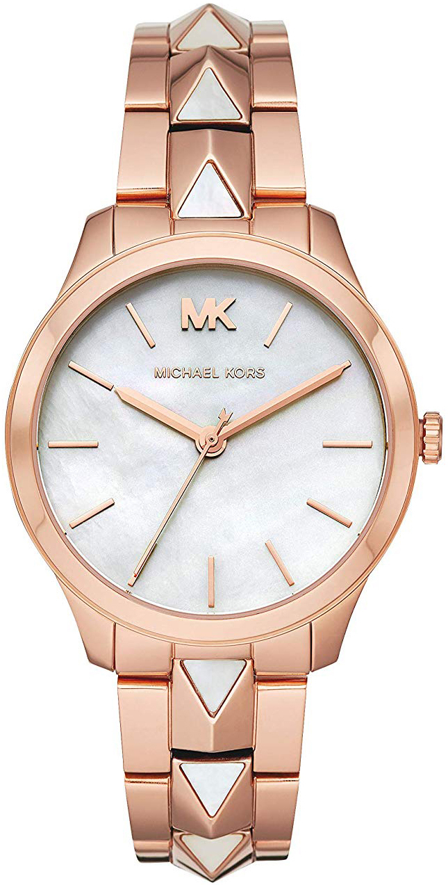 Michael Kors 99999 Naisten kello MK6671 Valkoinen/Punakultasävyinen