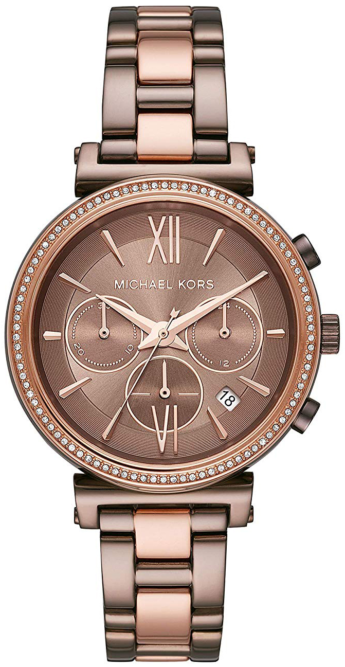 Michael Kors 99999 Naisten kello MK6696 Ruskea/Punakultasävyinen