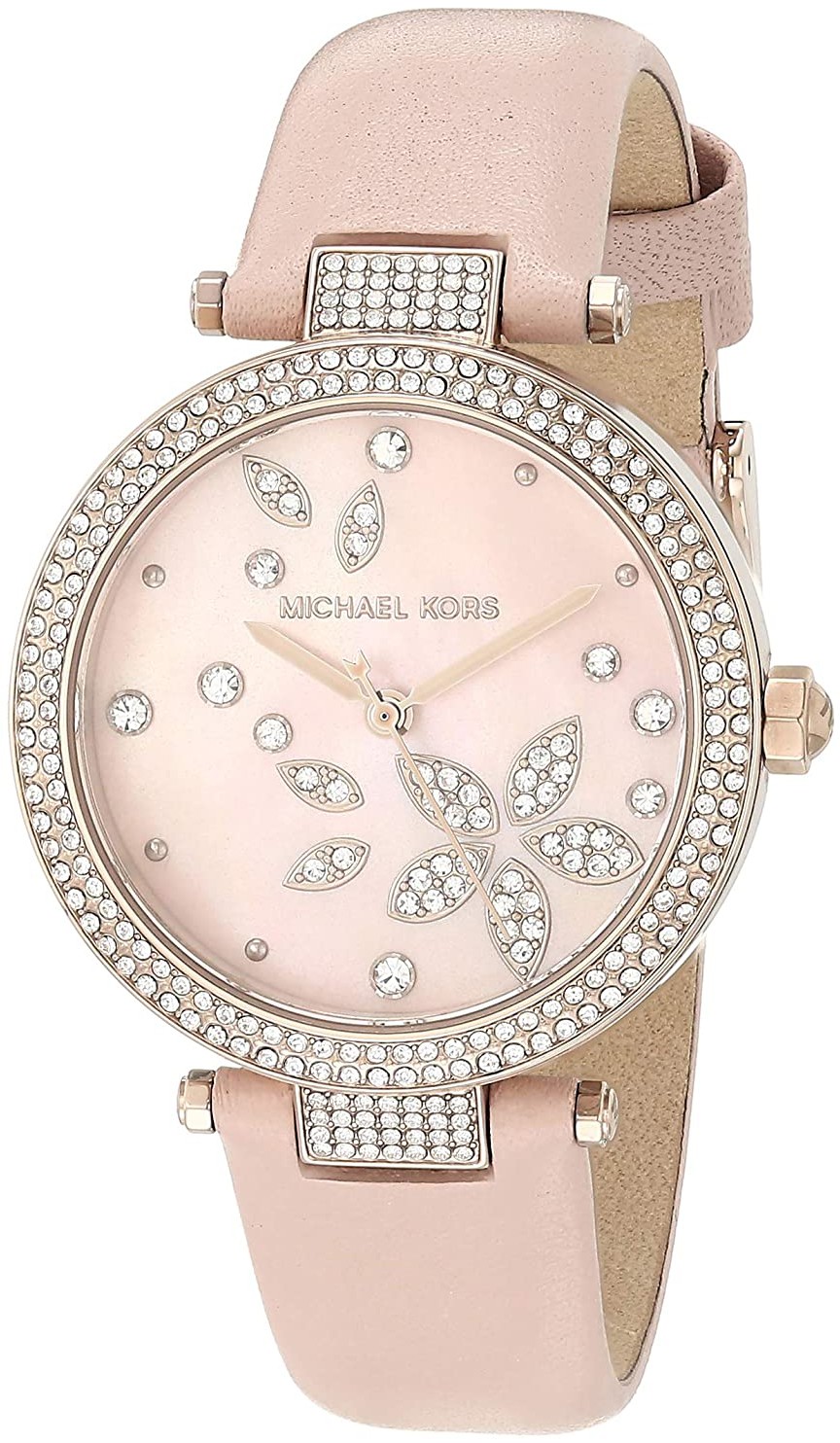 Michael Kors Naisten kello MK6808 Pinkki/Nahka Ø33 mm