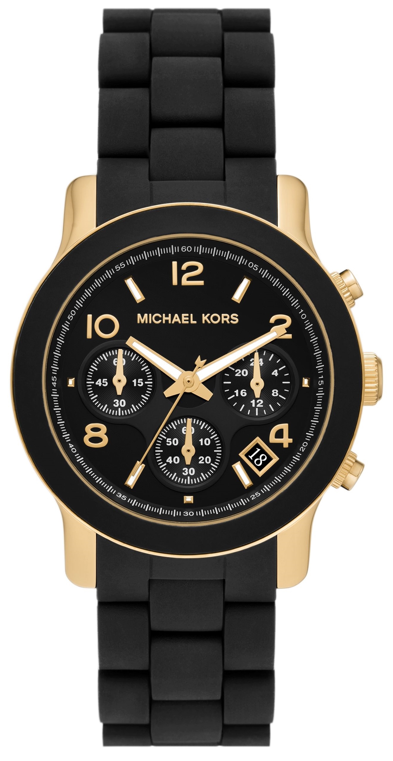 Michael Kors Naisten kello MK7385 Runway Musta/Kumi Ø38 mm