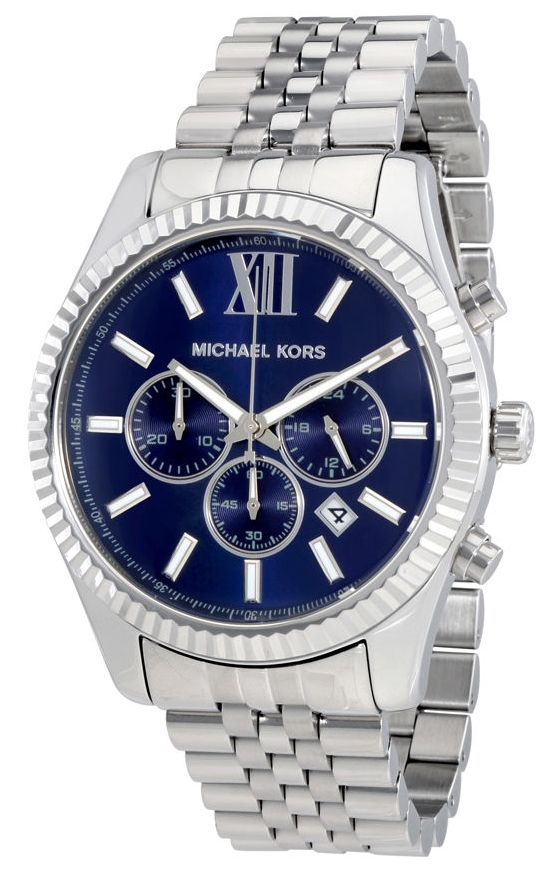 Michael Kors Miesten kello MK8280 Lexington Sininen/Teräs Ø45 mm