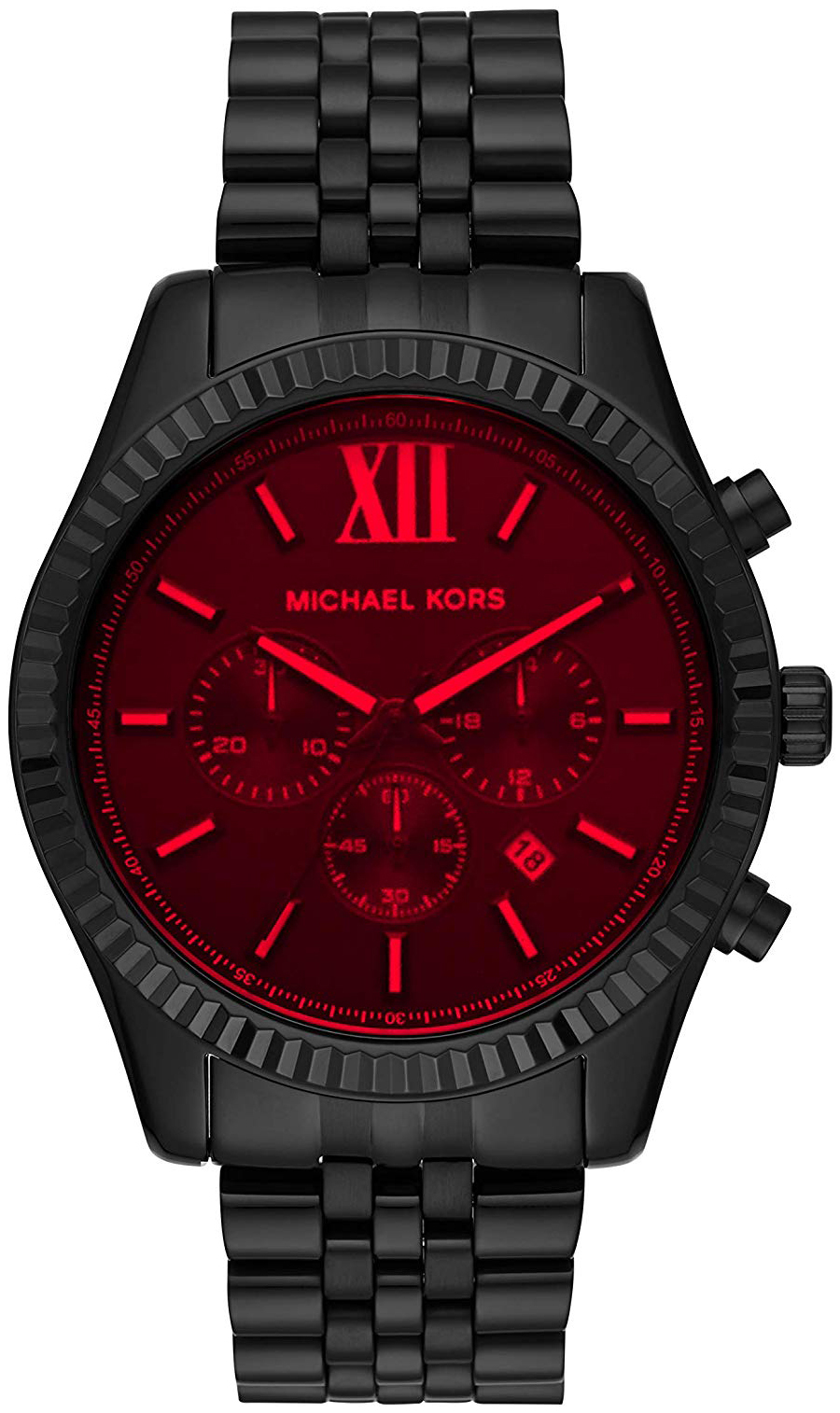 Michael Kors 99999 Miesten kello MK8733 Musta/Teräs Ø44 mm