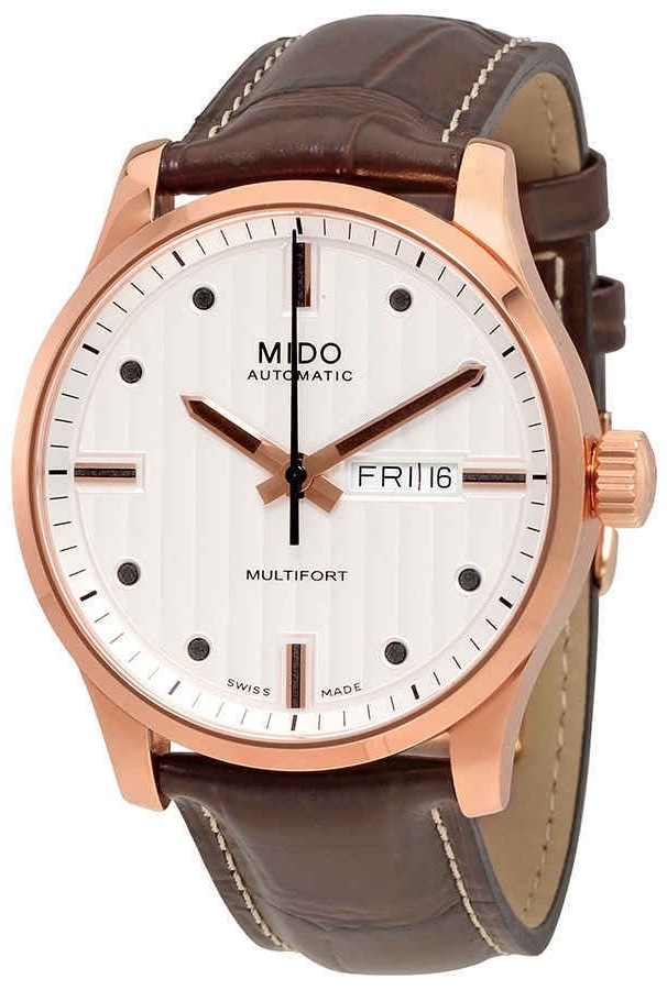 Mido Miesten kello M005.430.36.031.80 Multifort Hopea/Nahka Ø42 mm