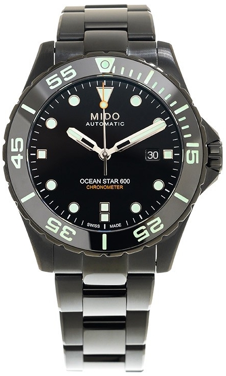 Mido Miesten kello M026.608.33.051.00 Ocean Star Musta/Teräs Ø43.5