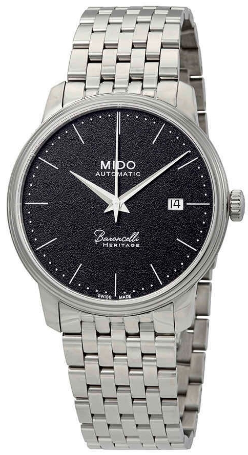 Mido Miesten kello M027.407.11.050.00 Baroncelli Musta/Teräs Ø39 mm