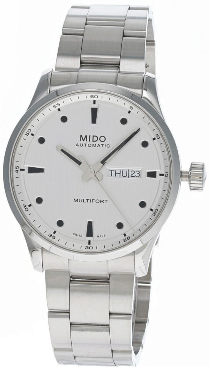 Mido Miesten kello M038.430.11.031.00 Multifort Hopea/Teräs Ø42 mm