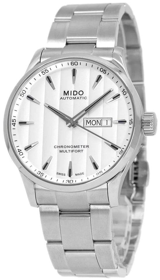 Mido Miesten kello M038.431.11.031.00 Multifort Hopea/Teräs Ø42 mm