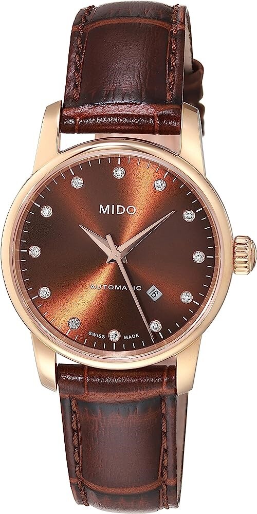 Mido Naisten kello M7600.3.64.8 Baroncelli Ruskea/Nahka Ø29 mm