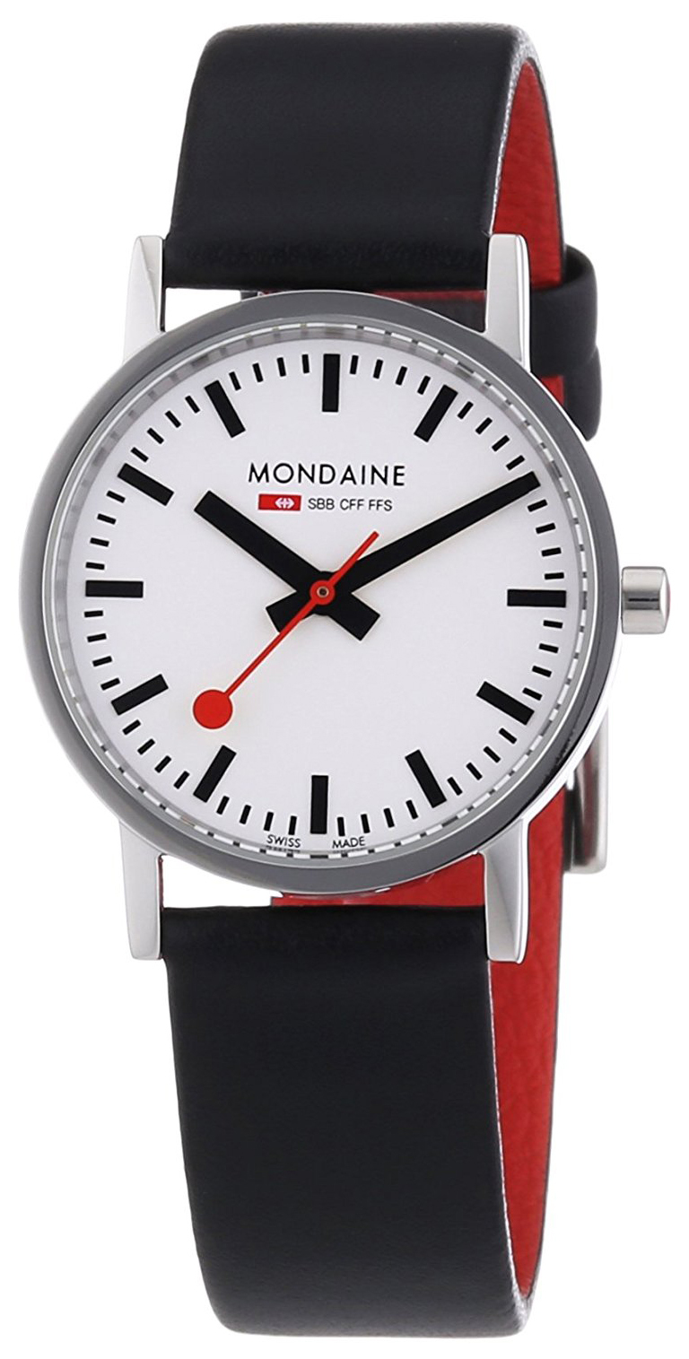 Mondaine 99999 Naisten kello A658.30323.11SBB Valkoinen/Nahka Ø30 mm