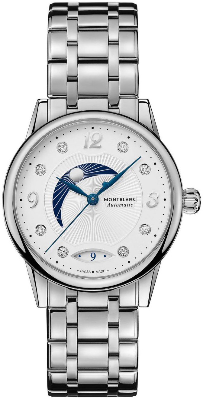 Montblanc Naisten kello 127356 Boheme Valkoinen/Teräs Ø34 mm