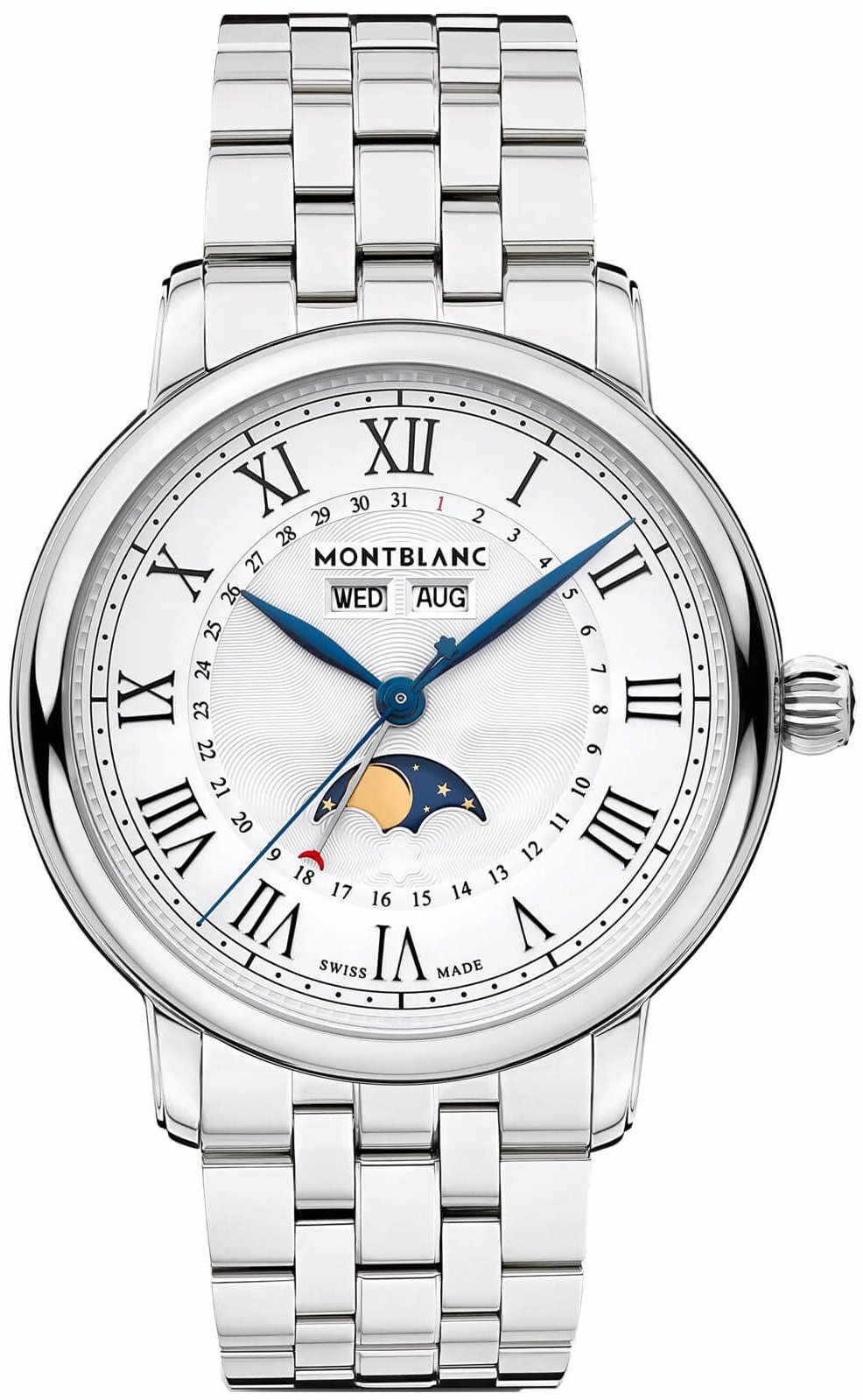 Montblanc Miesten kello 128677 Star Legacy Valkoinen/Teräs Ø42 mm