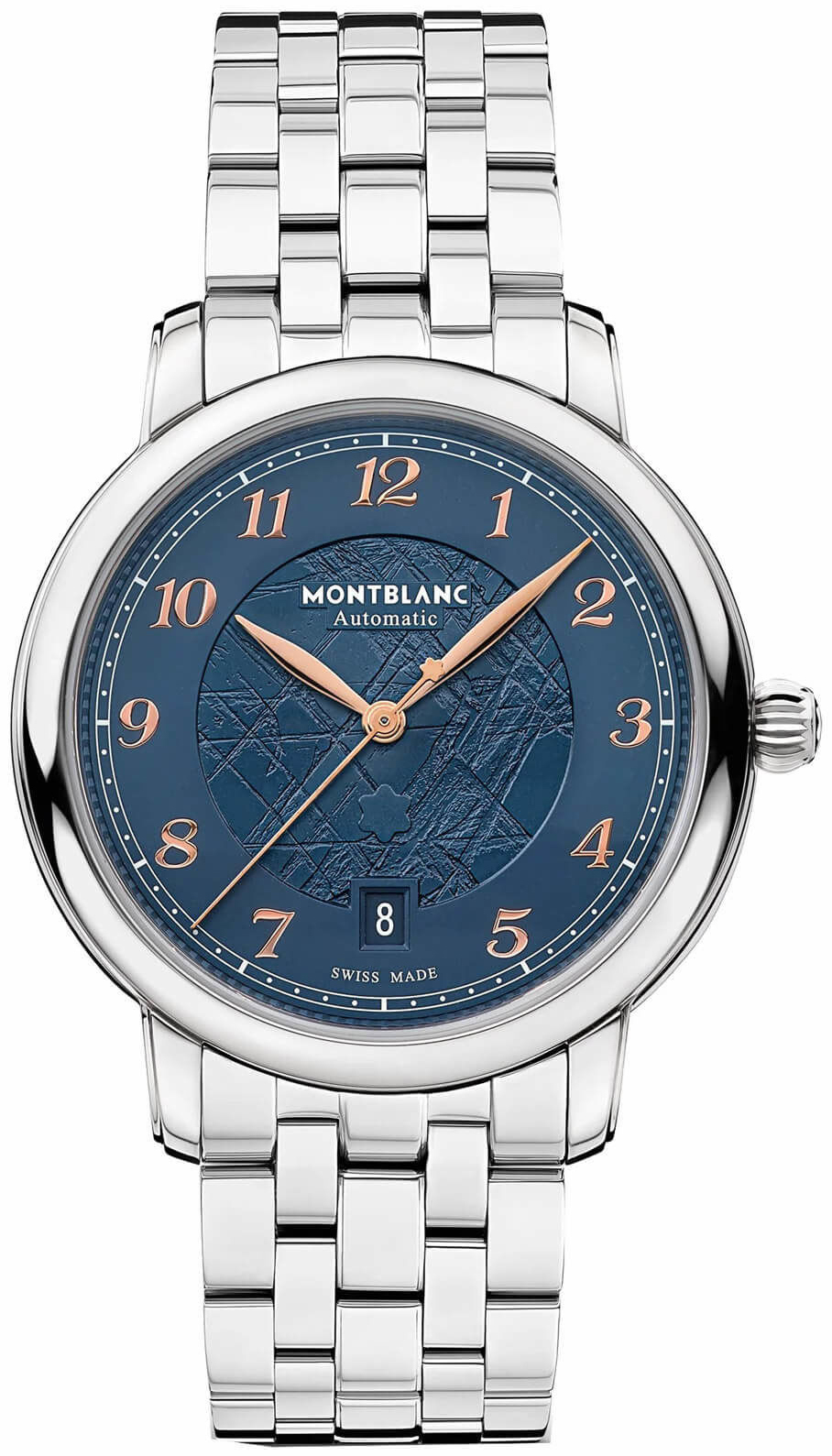 Montblanc Miesten kello 129629 Star Legacy Sininen/Teräs Ø39 mm