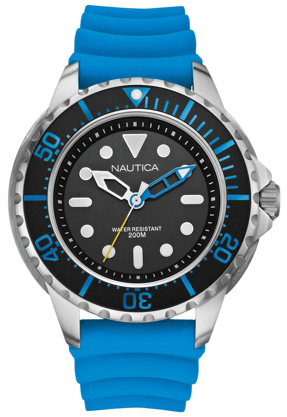 Nautica Miesten kello A18631G Analog Musta/Muovi Ø50 mm