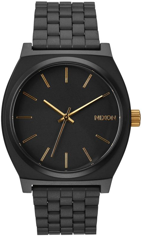 Nixon The Time Teller A045-1041 Musta/Teräs Ø37 mm