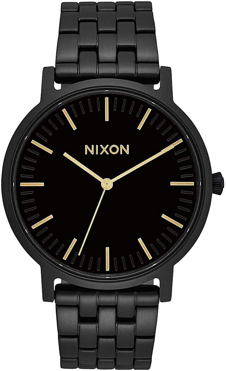 Nixon Miesten kello A10571031-00 Musta/Teräs Ø40 mm