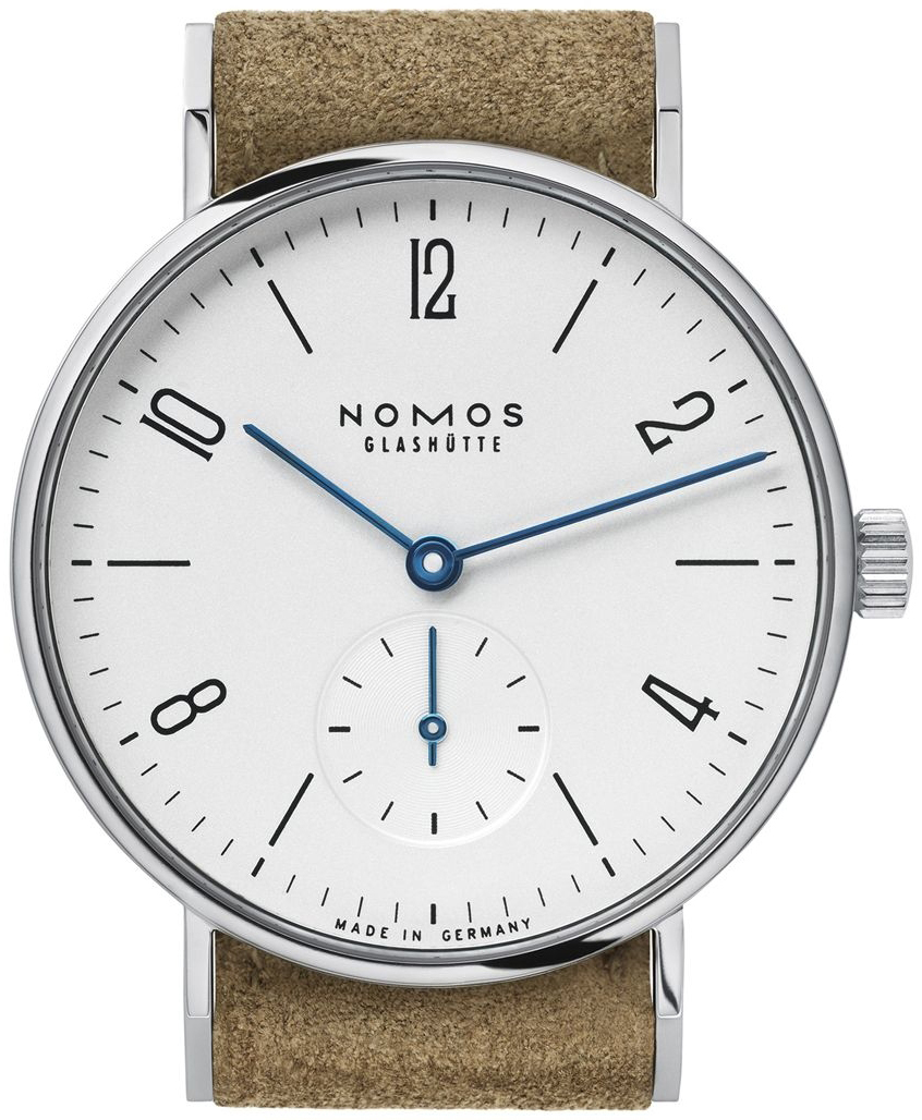 Nomos Glashütte Naisten kello N-122 Tangente Valkoinen/Nahka Ø32.8