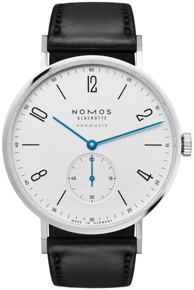 Nomos Glashütte Miesten kello N-149 Tangente Neomatik Hopea/Nahka