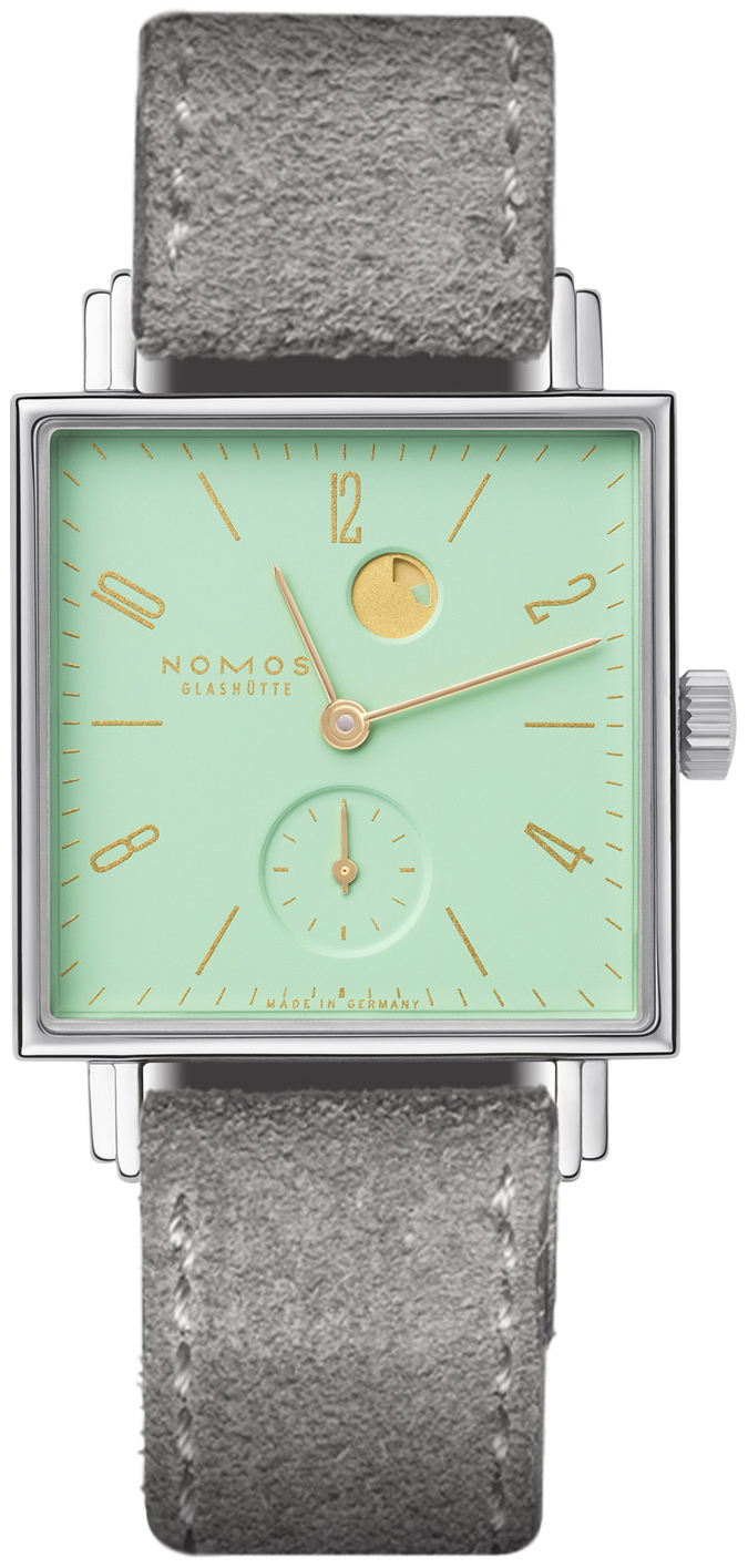 Nomos Glashütte N-492 Tetra Vihreä/Nahka