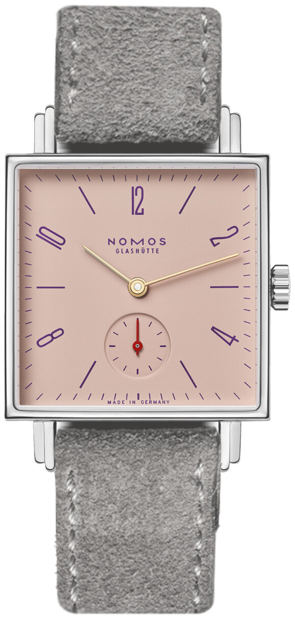 Nomos Glashütte N-497 Tetra Pinkki/Nahka