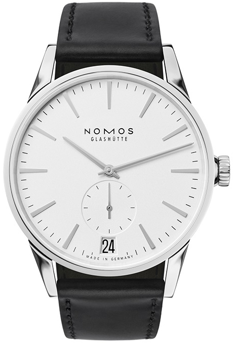 Nomos Glashütte N-802 Zurich Valkoinen/Nahka Ø39.8 mm