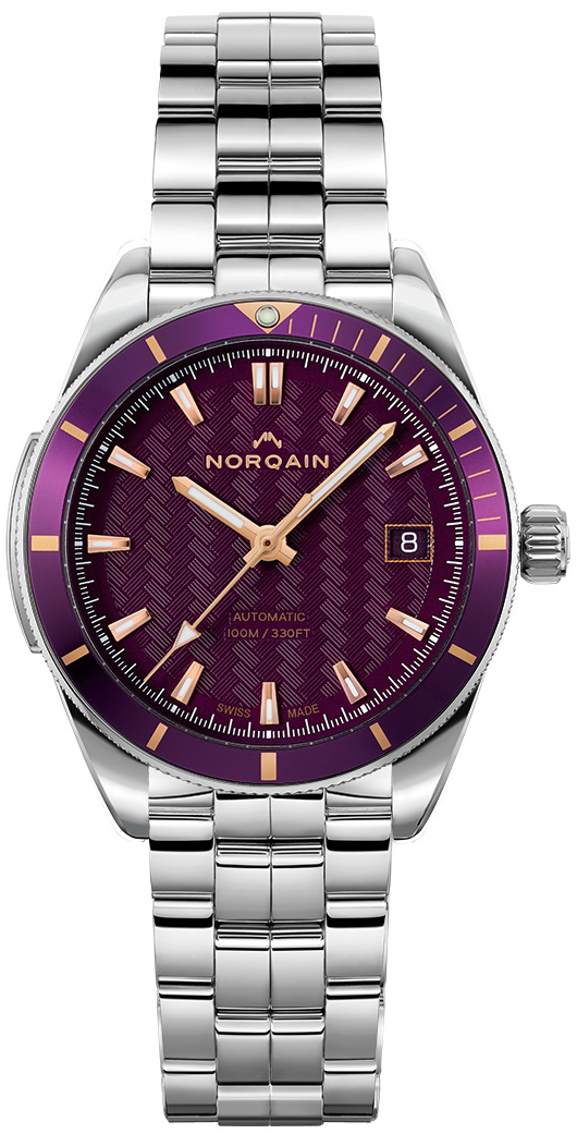 Norqain Naisten kello N1800A86GA/P183/182S Adventure Violetti/Teräs