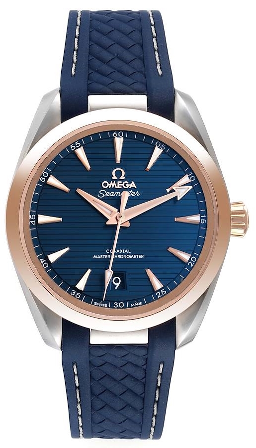 Omega 220.23.38.20.03.001 Seamaster Aqua Terra 150M Sininen/Nahka