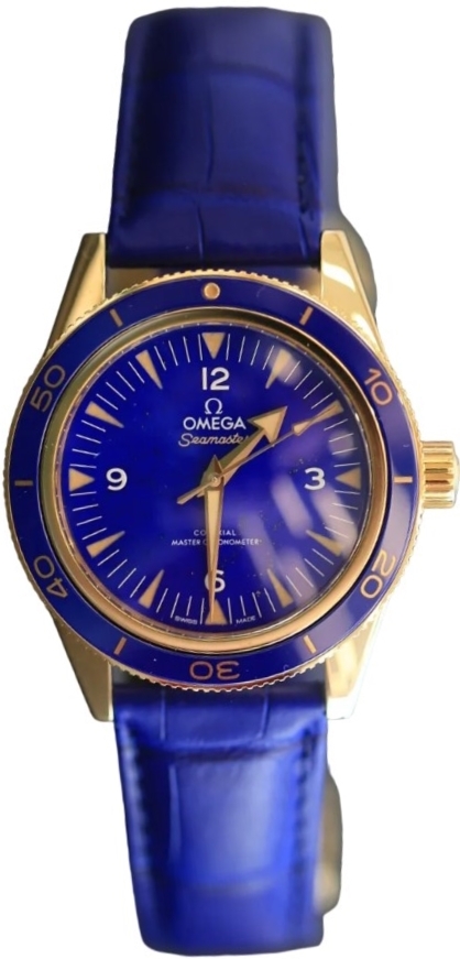 Omega Miesten kello 234.63.41.21.99.002 Seamaster 300M Sininen/Nahka