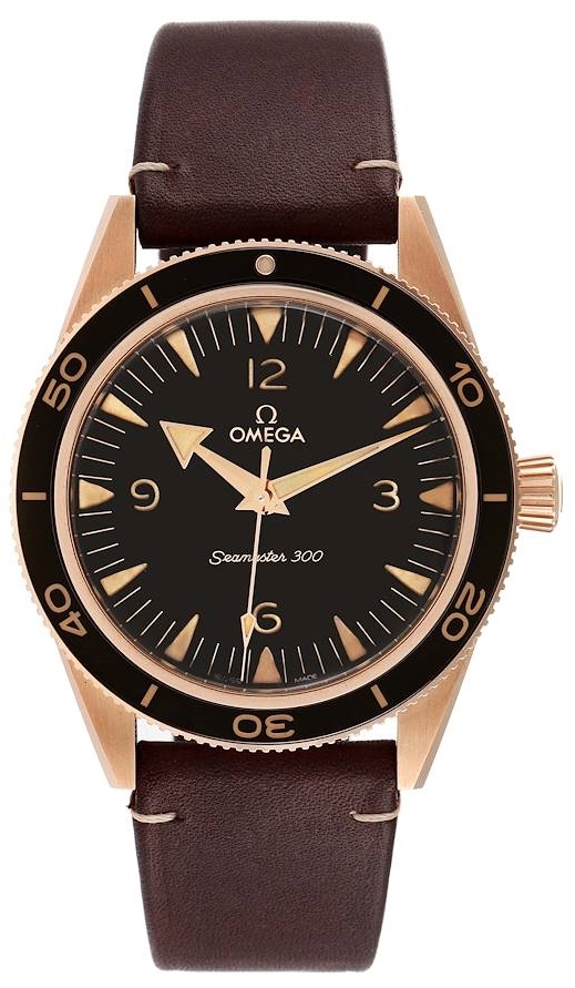 Omega Miesten kello 234.92.41.21.10.001 Seamaster 300M Ruskea/Nahka