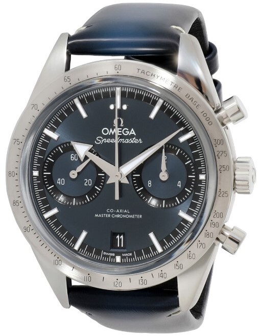 Omega Miesten kello 332.12.41.51.03.001 Speedmaster 57 Sininen/Nahka