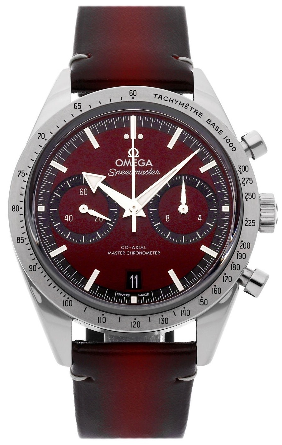 Omega Miesten kello 332.12.41.51.11.001 Speedmaster 57 Punainen/Nahka